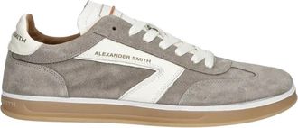 Alexander Smith Thames Sneaker - Heren - Sneakers - Grijs - 43 EU - Leer - Schoenen