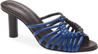 J.W.Anderson Plot Slide Sandal in Blue/chocolate Brown at Nordstrom, Size 35