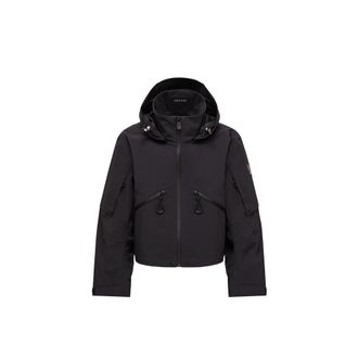 Moncler Kibira Hooded Shell Jacket Black Size 1