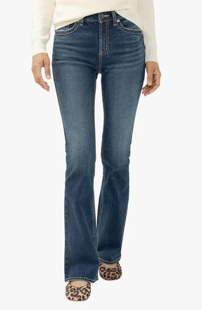 Silver Jeans Co Avery High Waist Slim Bootcut Jeans in Berkeley at Nordstrom, Size 3133
