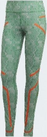 adidas (WMNS) adidas by Stella McCartney TruePurpose Printed Training Legging Asia Sizing Green Orange HI6046