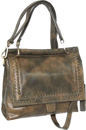 Nino Bossi Cleopatra Aviator Leather Satchel