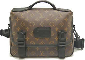 Louis Vuitton Brown Pvc Shoulder Bag (Pre-Owned)