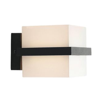 Lindby Lindby - L&aacute;mpara De Pared Led Exterior auron En Negro Pl&aacute;stico