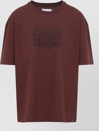Maison Margiela margiela cotton logo graphic print t-shirt