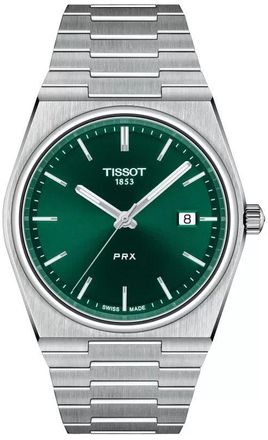 Tissot PRX Roestvrijstalen Armband Groene Wijzerplaat Herenhorloge