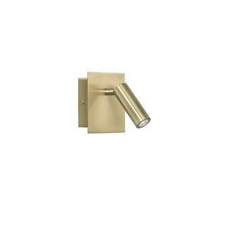 Luce-Ambiente-Design aplique Led Dickens en Metal N&iacute;quel con Punto de Luz Orientable Luz C&aacute;lida