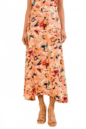 Ulla Johnson Sophea Cotton Midi Skirt In Camellia