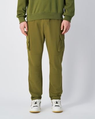 Champion Cargohose CHAMPION Elastic Cuff Cargo Pant, Herren, Gr. XXL (60/62), N-Gr, gr&uuml;n (gnum), Obermaterial: 92% Polyester, 8% Elasthan, Hosen Cargohose