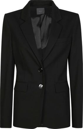 Pinko Pinko, Jassen, Dames, Zwart, 2Xs, Cirkeljas Stof Steek