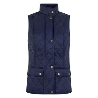 Barbour Vests, female, Blue, Size: XS Otterburn quilted gilet