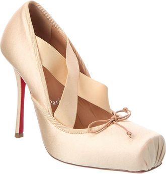 Christian Louboutin Cassiastic 100 Satin Pump