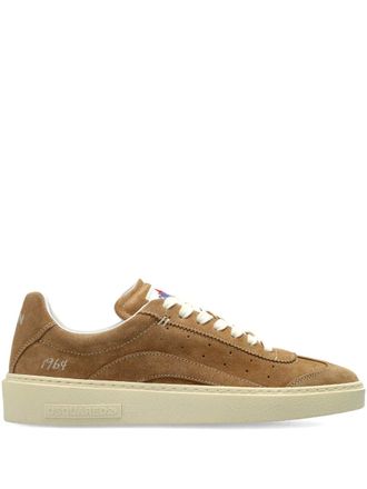 Dsquared2 Rider su&egrave;de low-top sneakers - Bruin