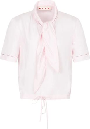 Marni Blusa con cuciture a contrasto - Rosa