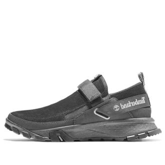Timberland Mills Falls Slip-On Leather Shoes Black Suede A25NE015