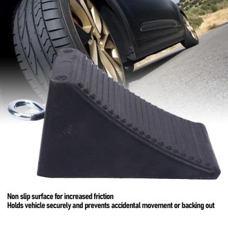 OEM Calzo Para Ruedas De Alta Resistencia - Goma Resistente De 160x100x100 Mm - Capacidad De 1 A 3 Toneladas Para Autom&oacute;viles, Autocaravanas Y Remolques