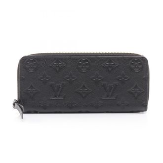 Louis Vuitton Black Noir Monogram Empreinte Long Wallet (Bi-Fold) (Pre-Owned)