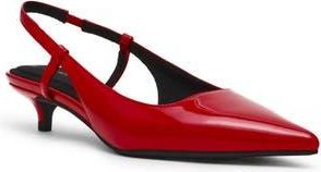 Anne Klein Shorty Slingback Pump in Red Patent at Nordstrom Rack, Size 9.5