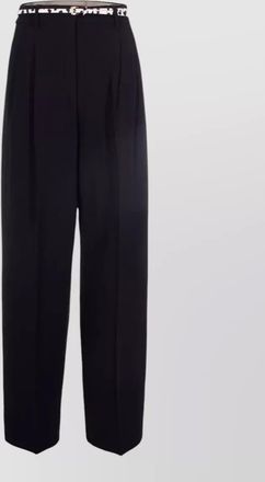 Max Mara high-rise pleated wide-leg trousers