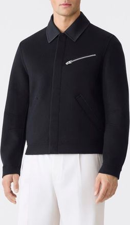 Mackage Hayes Wool Jacket in Navy at Nordstrom, Size 36