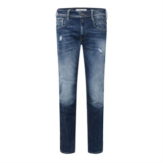 Replay Mens Replay Anbass Slim-Fit Jeans in Blue