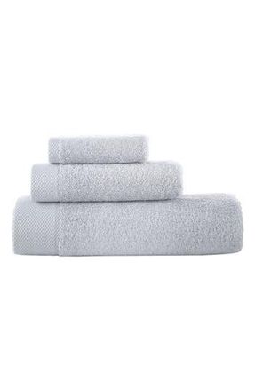 Brooks Brothers 3-Piece Solid Signature Cotton Towel Set in Silver at Nordstrom Rack