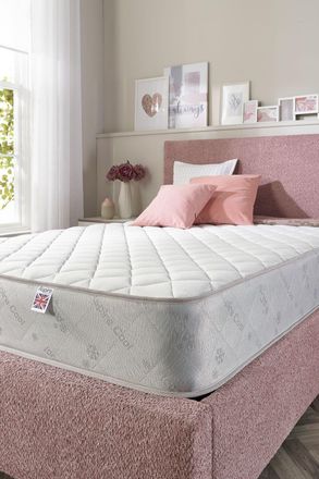 Aspire Home Accents Natural Wool 600 Dual Layer Hybrid Mattress in White | Size: Double