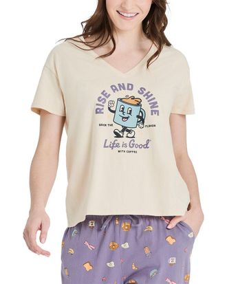 Life is good Sleep V-Neck T-Shirt