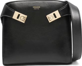 Ferragamo Marsupio Hug piccolo con fibbia - Nero