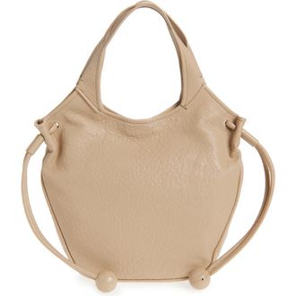 Marni Small Trunkaroo Leather Tote in Dune at Nordstrom