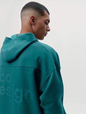 Born Living Yoga Hoodie Halong Biscay Green
