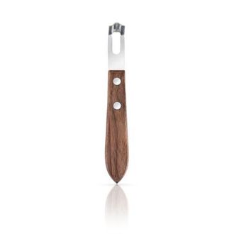 Viski Professional Walnut Channel Knife in Stainless Steel in Brown at Nordstrom