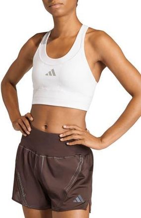 adidas Adi365 Pocket Sports Bra in White at Nordstrom Rack, Size Medium