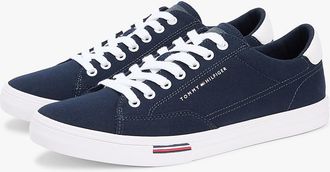 Tommy Hilfiger Mens Vulcanized Canvas Sneaker - Navy - US 10 / EU 43