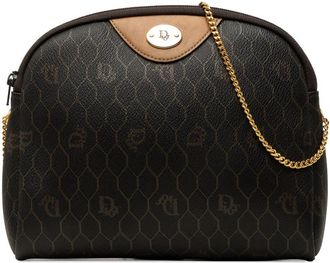 Dior Pre-owned Dior Honeycomb Coated Canvas Chain Crossbody Ladies P36YXPF3SNPV72KG