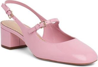 Cinq &agrave; Sept Diana Slingback Block Heel Pump in Pink Nectar at Nordstrom, Size 10.5Us