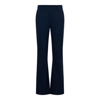 &Co Woman Penelope Flare Broeken - Dames - Broeken - Blauw - Maat: 2XL Polyamide