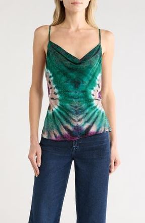 Young Fabulous & Broke Emmet Cowl Neck Satin Camisole in Plum Venus Wash at Nordstrom Rack, Size X-Small