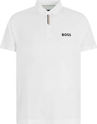 HUGO BOSS Pl_Goc Paddytech Polo - Heren - Polos - Wit - M - Katoen - Tops