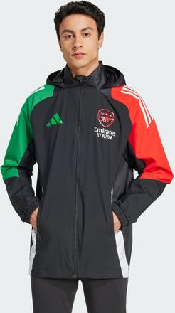 adidas adidas Performance Mens Arsenal Tiro 24 All-Weather Jacket - Black - Size Small