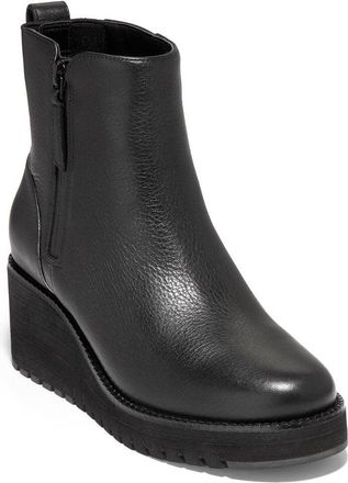 Cole Haan ZeroGrand Waterproof City Leather Wedge Bootie