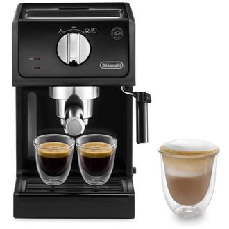 DeLonghi Cafetera Espresso Negra De 15 Bares - Ecp3121
