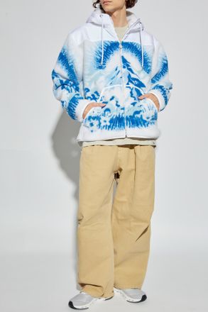 Casablanca Hooded Jacket, Mens, White