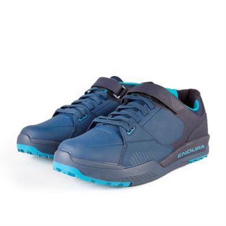Endura Mens Mt500 Burner Clipless Shoes in Navy - Size UK 10.5