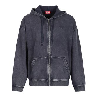 Diesel Heren, Sweatshirts & Hoodies, Blauw, Maat: XL Katoen