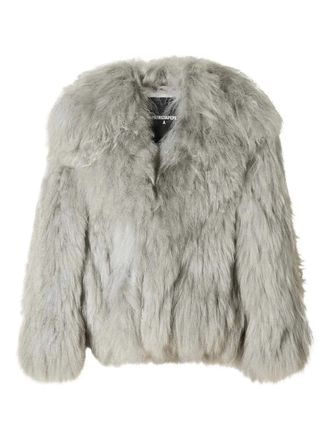 Patrizia Pepe Giacca in pelliccia sintetica - Grigio