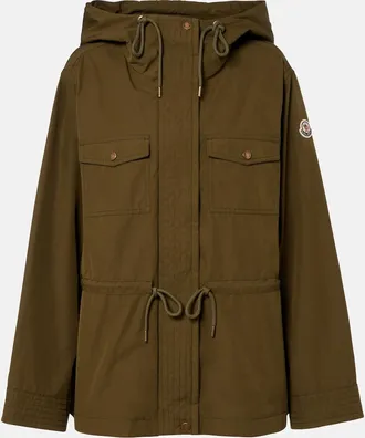 Moncler Giacca Serin in canvas con cappuccio