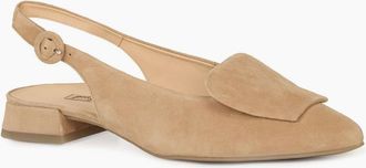 Paul Green Womens Kaia Womens Slingback Sandals - Beige Sde - Size: 7.5
