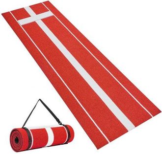 OEM Tapete De Lanzamiento De S&oacute;ftbol 305 X 91,5 Cm Tapete De Entrenamiento De B&eacute;isbol C&eacute;sped Sint&eacute;tico Pp Y Base De Eva Antideslizante Tapete De B&eacute;isbol P