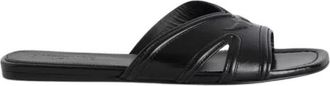 Zadig&Voltaire Stijlvol leren jack - Dames - Sandalen - Zwart - 37 EU - Leer - Schoenen
